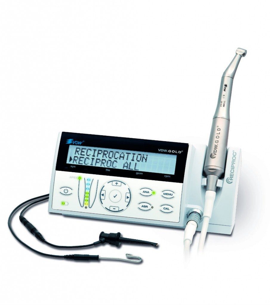 Moteur endodontie avec localisateur d’apex intégré Gold Reciproc - VDW