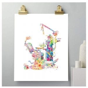 Affiche décoration cabinet dentaire