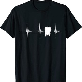 T-Shirt Dent Dentiste Battement de cœur