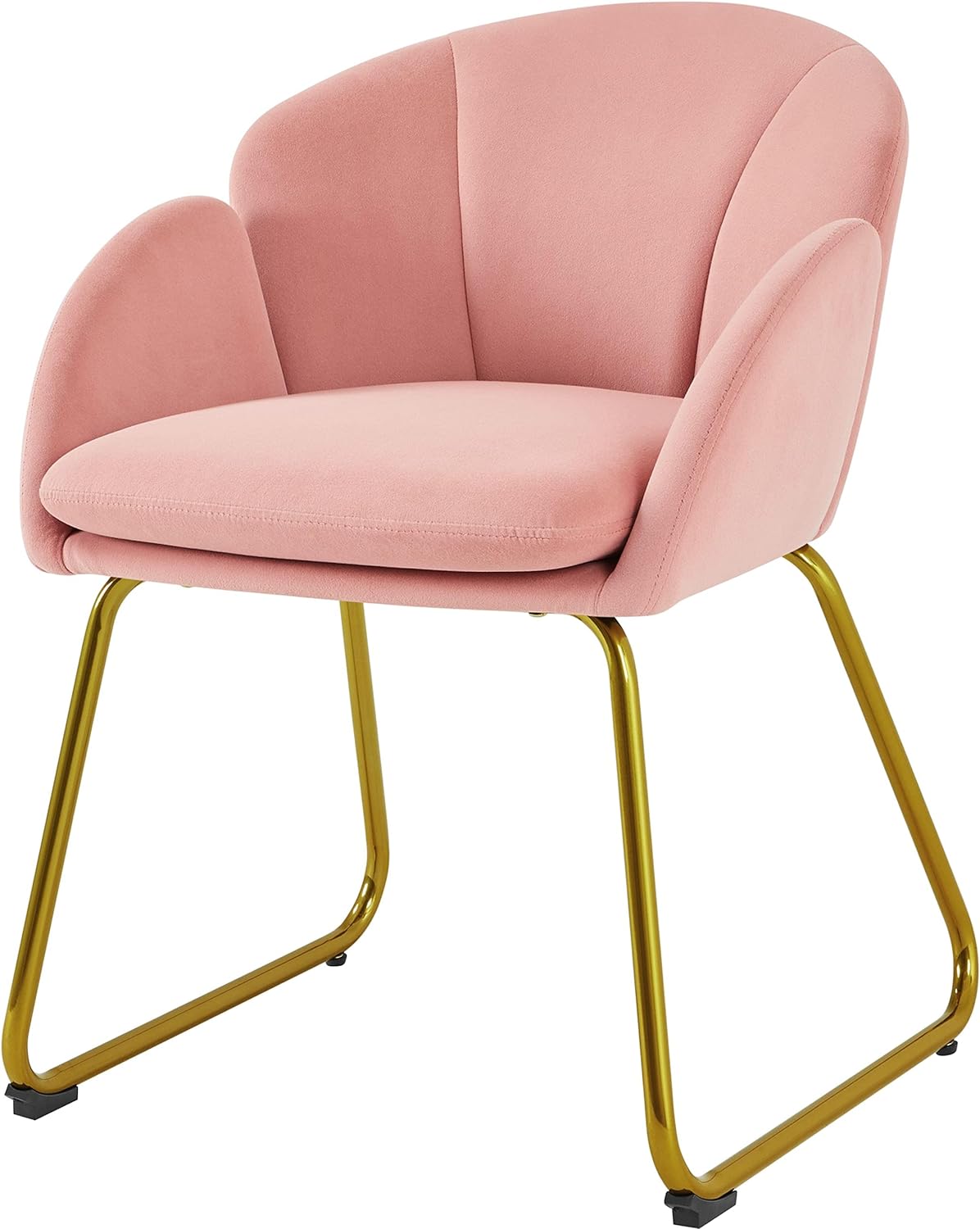 Fauteuil en velours Yaheetech