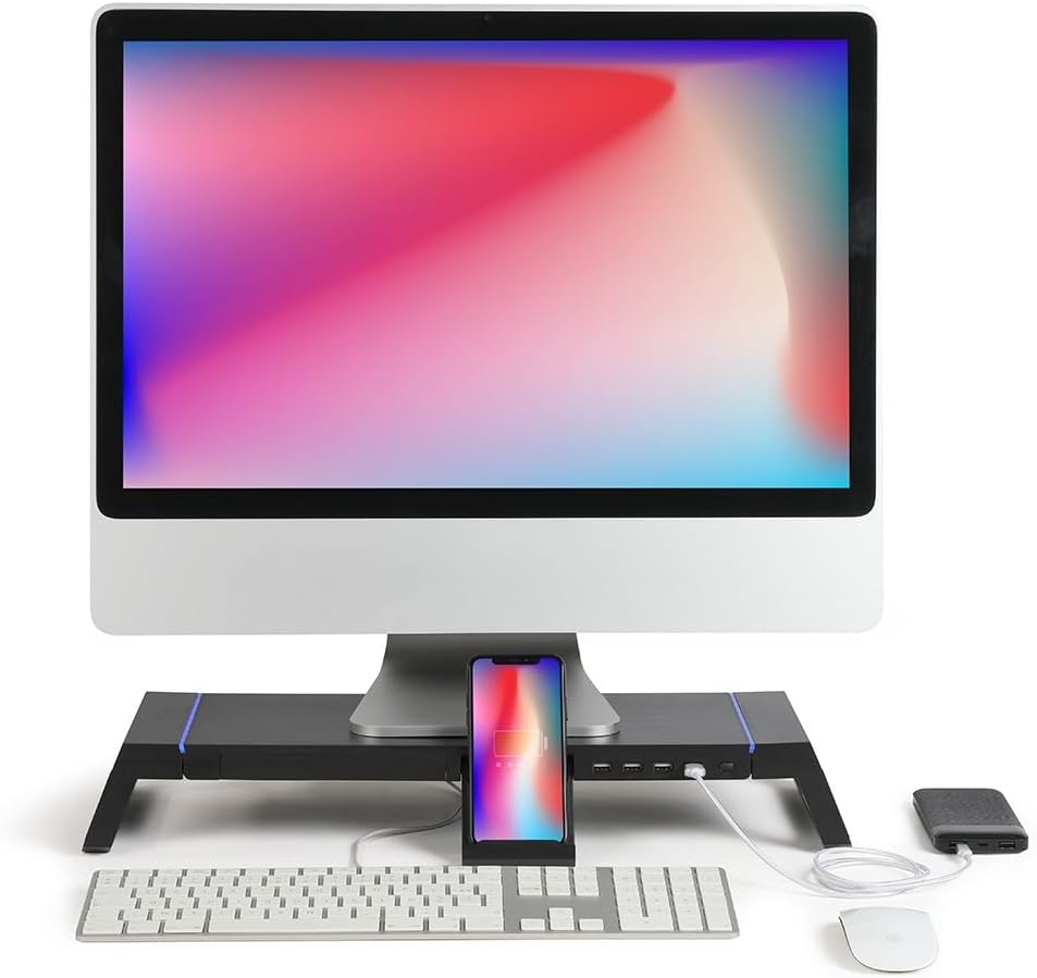 Rehausseur d’Ordinateur avec hub Livoo